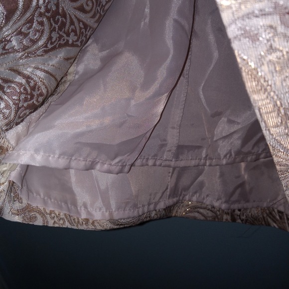 R&M Richards Embroidered Glitter Tank Cami Top Size 14P Party Holiday Cocktail - Picture 5 of 8